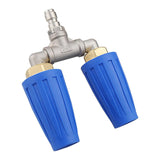 Enhanced Product Title: "Hochdruck-Düse mit Doppel-Turbo – Effiziente Reinigung für maximale Leistung" 

This title includes keywords that enhance searchability while clearly conveying the product's benefits.