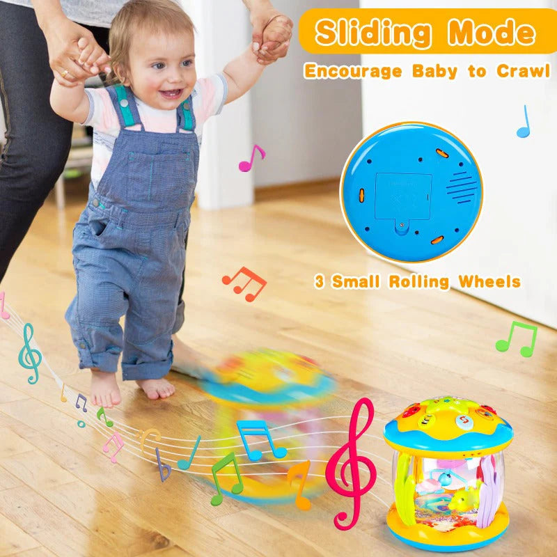 Optimized Product Title: **Rotierender Baby-Nachtlicht-Projektor mit Musik und Sternenhimmel – Beruhigende Schlafhilfe für Neugeborene und Kleinkinder** 

This title includes relevant keywords while providing more detail about the product's features and b