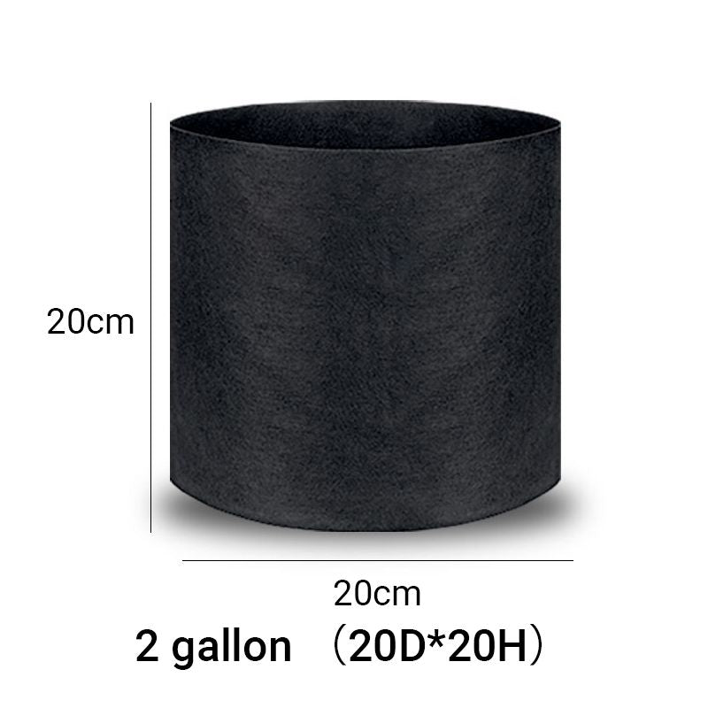 Felt Grow Bags – Breathable Fabric, Drainage & 4-26L with Handles