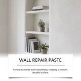 Wall Repair Kit – Patches Holes up to 33cm, Moisture-Resistant, with Spatula & Sandpaper