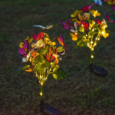 Solar Butterfly Garden Lights – Color-Changing LED, 8-Hour Runtime & Weatherproof