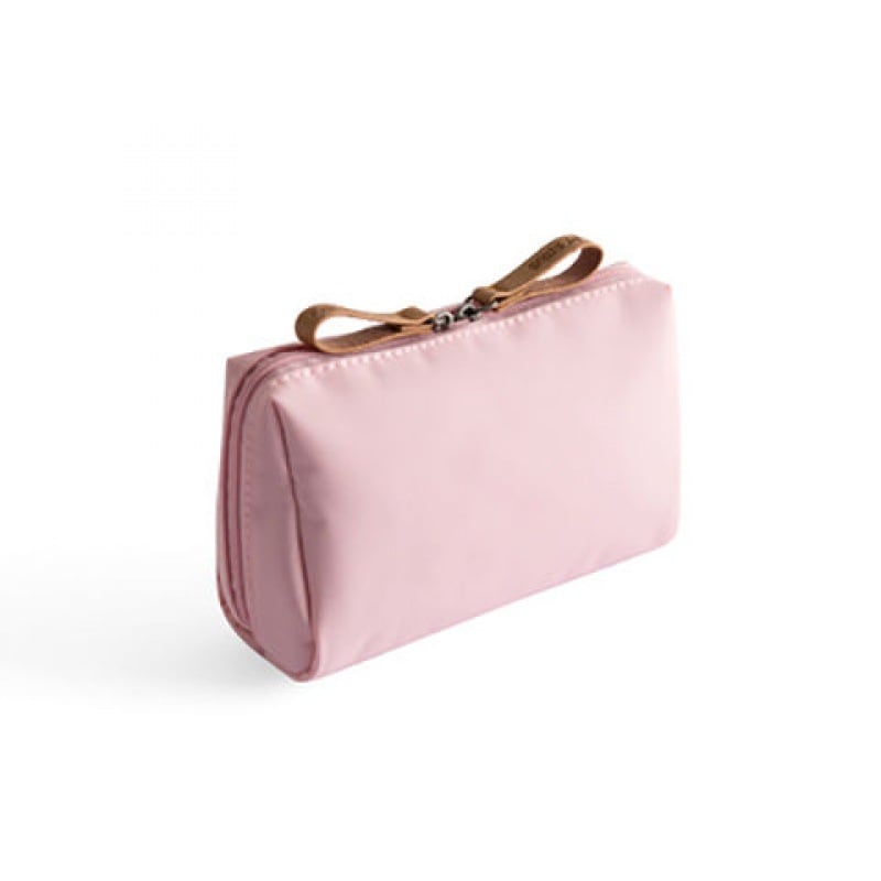 Padded Cosmetic Bag – Nylon Foam Lining, Spacious Main Compartment & 4 Colors