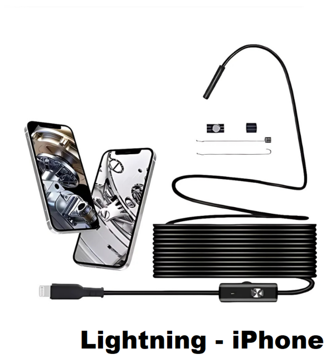 Optimized Product Title: **USB-Inspektionskamera mit LED-Beleuchtung – Ideal für schwer zugängliche Bereiche und Inspektionen**