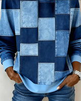 Stylish Long Sleeve Checkered Hoodie for Men & Women - Comfortable & Trendy Casual Wear
