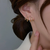 Kalsten | Women’s Twist Earrings | Lightweight Statement Jewelry | Hypoallergenic Finish