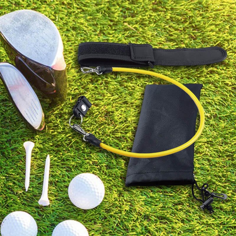 Golf Swing Trainer – Resistance Band, Latex for Posture & Putting Accuracy