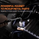 Magnetic Pickup Tool – 57.5cm Extendable, 3 LEDs & 360° Rotating Head