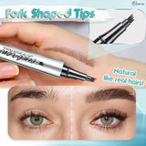 Kalsten | 3D Waterproof Microblading Eyebrow Pen 4 Fork Tip Tattoo Pencil