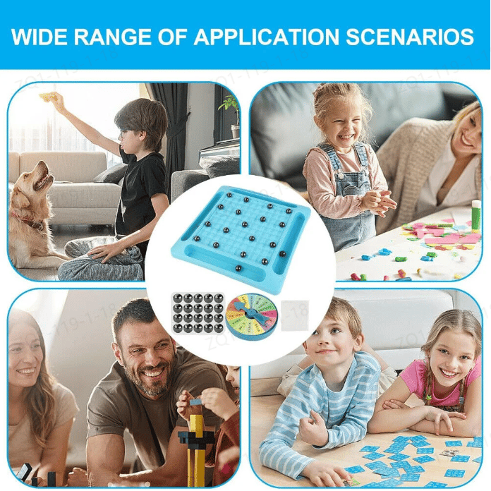 Enhanced Product Title: "Magnetisches Strategiespiel mit 20 schwarzen Kugeln – Fördert Denkfähigkeiten und Konzentration" 

This title includes keywords that may attract more clicks while emphasizing the educational benefits of the game.