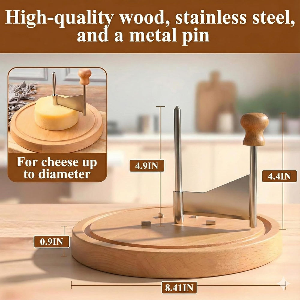 Käsehobel Rosetten Edelstahl Holz – Schweizer Handwerk