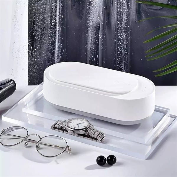 Ultrasonic Cleaner – USB Rechargeable, 3-Minute Clean for Jewelry & Glasses