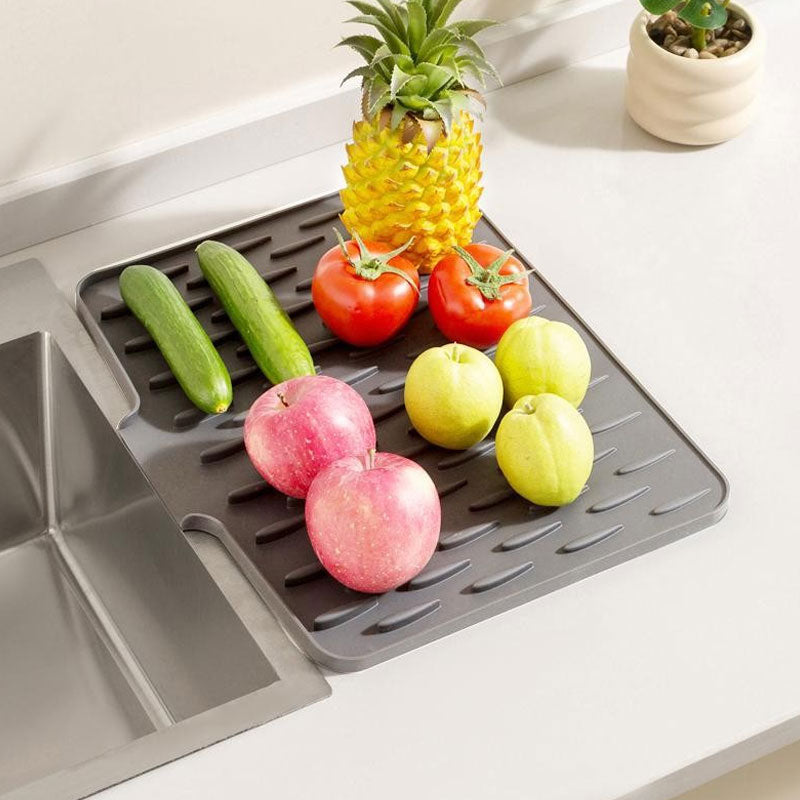 Optimized Product Title: "Silikon-Abtropfmatte mit Schneller Entwässerung – Hitzebeständig & Rutschfest für Küche und Grill" 

This title includes relevant keywords and highlights key features to improve visibility and appeal in Google Shopping.