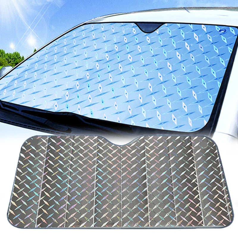 Car Windshield Sun Shade – Reflective UV & Heat Protection, 4 Sizes