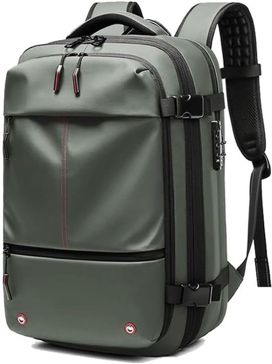 Extendable Compression Travel Backpack - Green