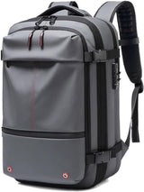 Expandable Anti-Theft Compression Travel Backpack with Wet Compartment - Perfect for Secure Travel & Outdoor Adventures