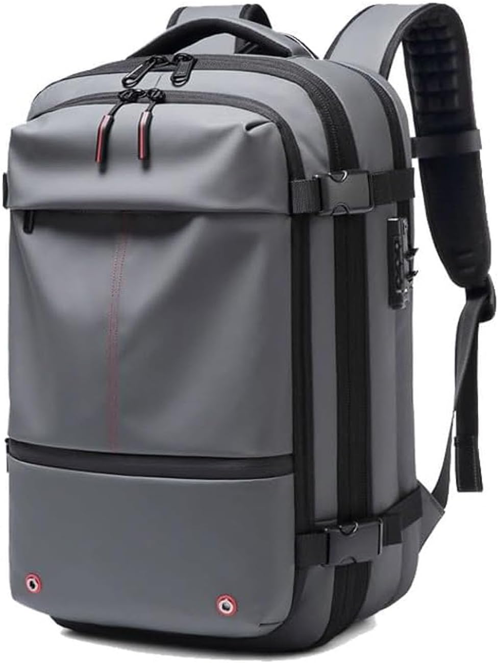 Extendable Compression Travel Backpack - Gray
