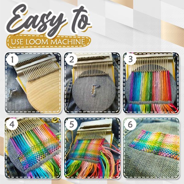 Enhanced Product Title: "Hand-Webset für Kleidungsreparatur und kreatives Weben – Komplettes Set für DIY-Projekte" 

This title includes relevant keywords while emphasizing the product's purpose and appeal to DIY enthusiasts.