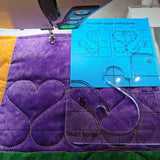 Free-Motion Quilting Stencil Set – 11 Acrylic Templates & Machine Guide