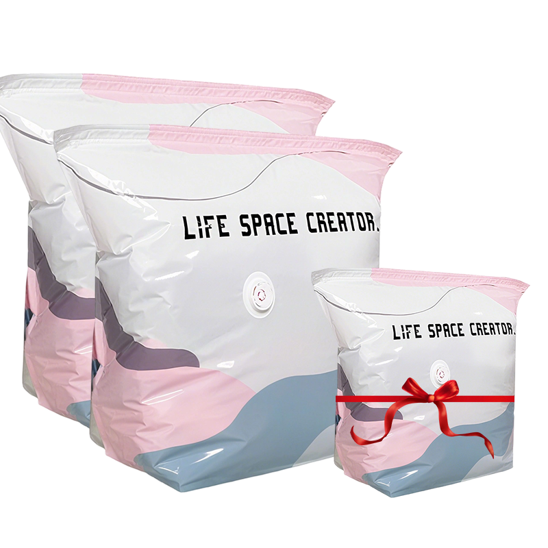 Vacuum Storage Bags – 75% Space Saving, Pump-Free & Reusable