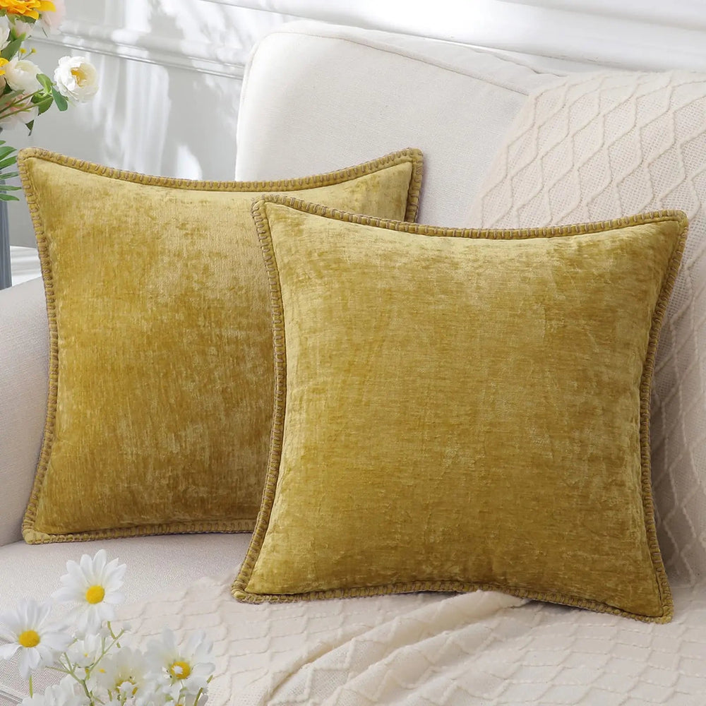 Kalsten | Soft Chenille Velvet Throw Pillow Cover