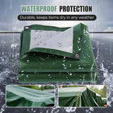 Waterproof Tarp Cover – UV-Resistant, Heat-Sealed Seams & Rustproof Grommets