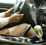 Car Humidifier with Aromatherapy – Ultrasonic, 2h Timer & 12V Cigarette Lighter