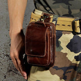 UrbanCarry Genuine Leather Men's Belt Bag