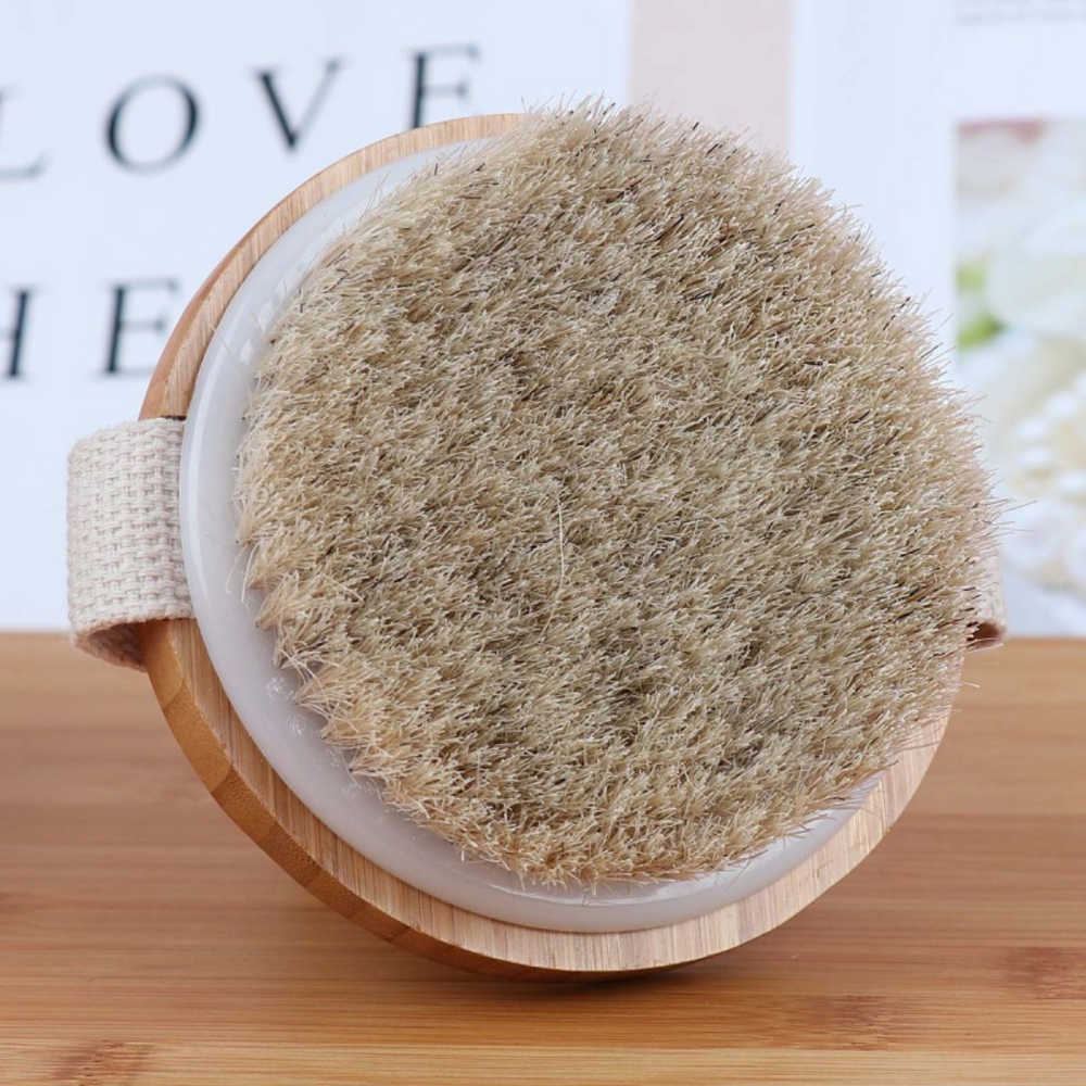 Natural Eco-Friendly Dry Body Brush for Exfoliation & Skin Health | Sustainable & Biodegradable