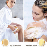 Natural Eco-Friendly Dry Body Brush for Exfoliation & Skin Health | Sustainable & Biodegradable