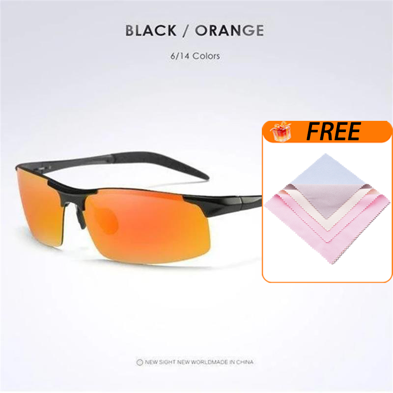 Photochromic Sunglasses – UV400 Polarized, Al-Mg Frame & Adjustable Fit