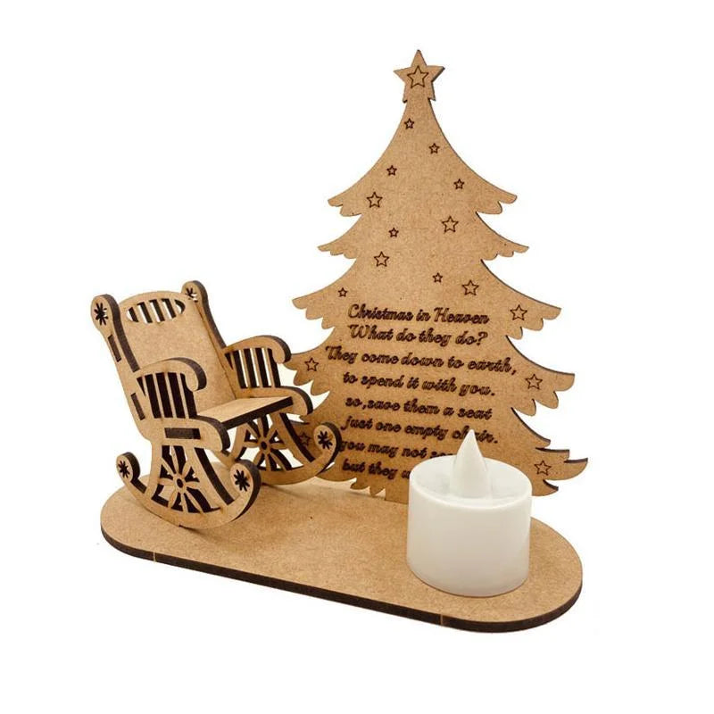 Personalized Christmas Remembrance Ornament - Memorial Keepsake for Loved Ones - Holiday Tribute Decoration