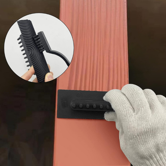 Wood Grain Painting Roller Set – 2-Piece Rubber, Fine & Coarse Grain Tools