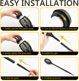 Solar Garden Torch Light – Flickering Flame Effect, IP65 & Dusk-to-Dawn