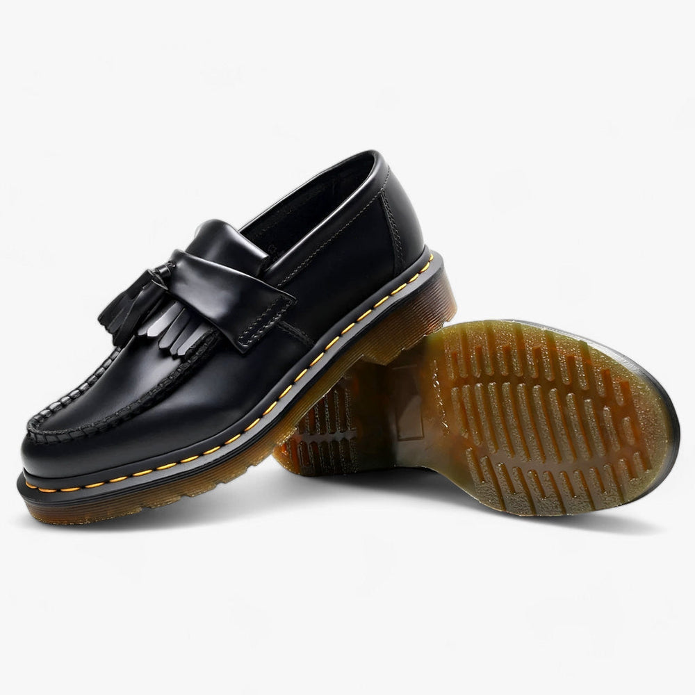 Edmund Elegant Tassel Loafers for Men - Classic Round Toe Design, Polished Finish, Stylish Comfort
