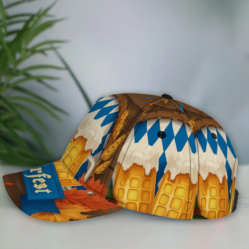 Oktoberfest Baseball Cap – All-Over Print, Snapback & Unisex