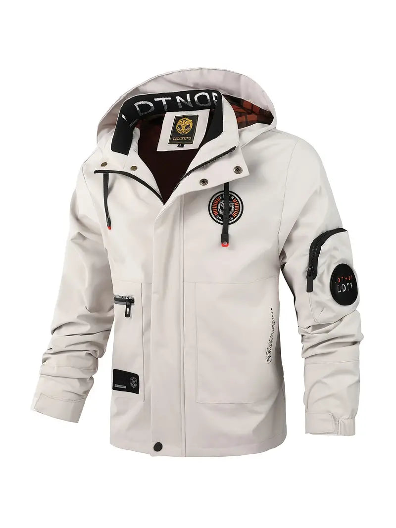 Torben – Lightweight Men's Outdoor Jacket, Wind- & Waterproof with Hood