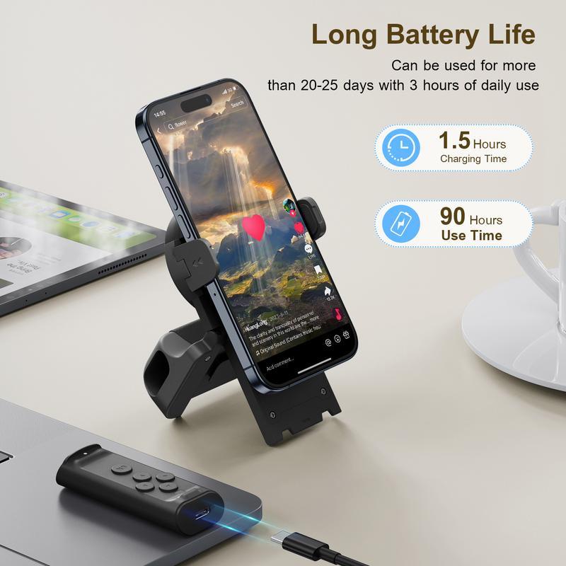 Bluetooth Smartphone Grip with Remote Shutter – Stabilize Your Shots for Blur-Free Photos