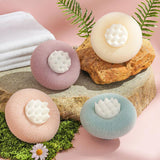 Exfoliating Shower Sponge – Massage Beads, Ring Handle & Suction Hook