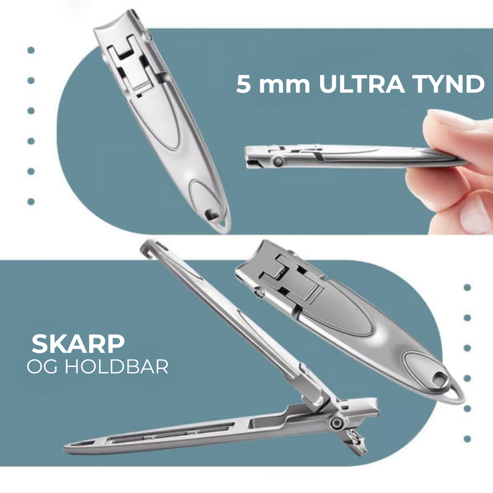 Foldable Nail Clipper – 420J2 Stainless Steel, Ultra-Thin 0.5cm & Keychain