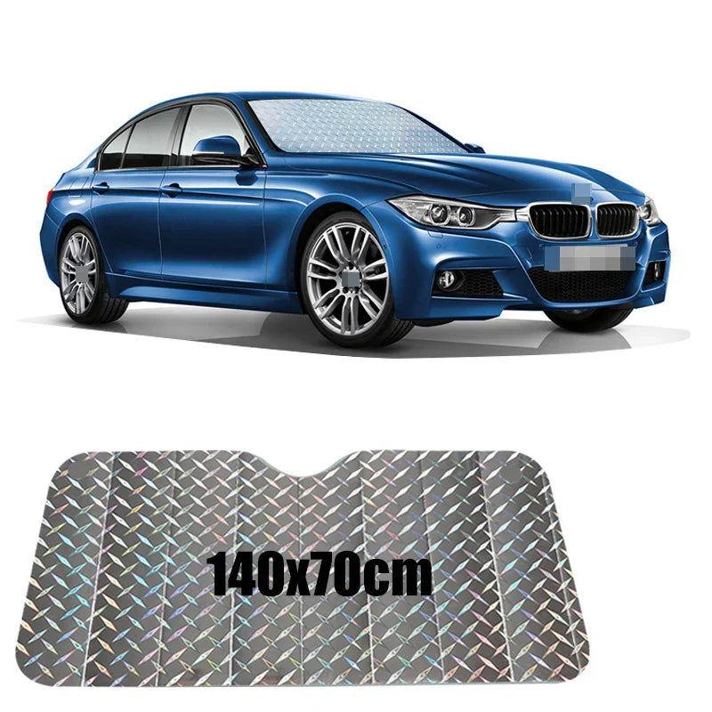 Car Windshield Sun Shade – Reflective UV & Heat Protection, 4 Sizes