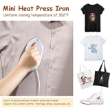 Mini Travel Iron – Ceramic Diamond Soleplate, Dual Voltage & 2-Min Heat-Up