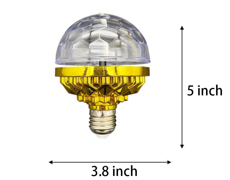 LED Party Light Bulb – E27, Multicolor Effects & Plug-and-Play