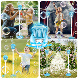 LED Bubble Machine with Remote – 50m Range, Lamp Post Design, Indoor & Outdoor
