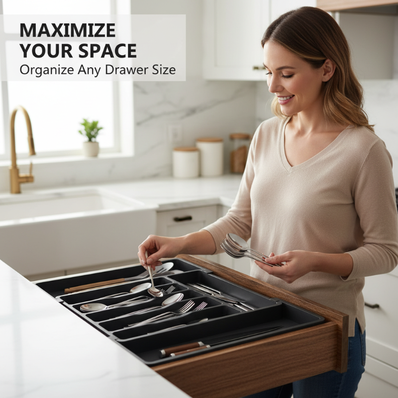 Optimized Product Title: **Verstellbarer Besteck-Schubladenorganizer – Ausziehbar 33–57 cm für optimale Küchenorganisation** 

This title includes relevant keywords and emphasizes the product's features for better visibility in Google Shopping.