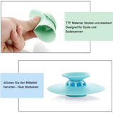 Silicone Drain Stopper – 2-in-1 Hair Catcher, Universal Fit & 5 Colors