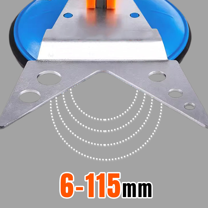 Tile Drilling Jig – Stainless Steel with Suction Cup & Multi-Size Hole Guide