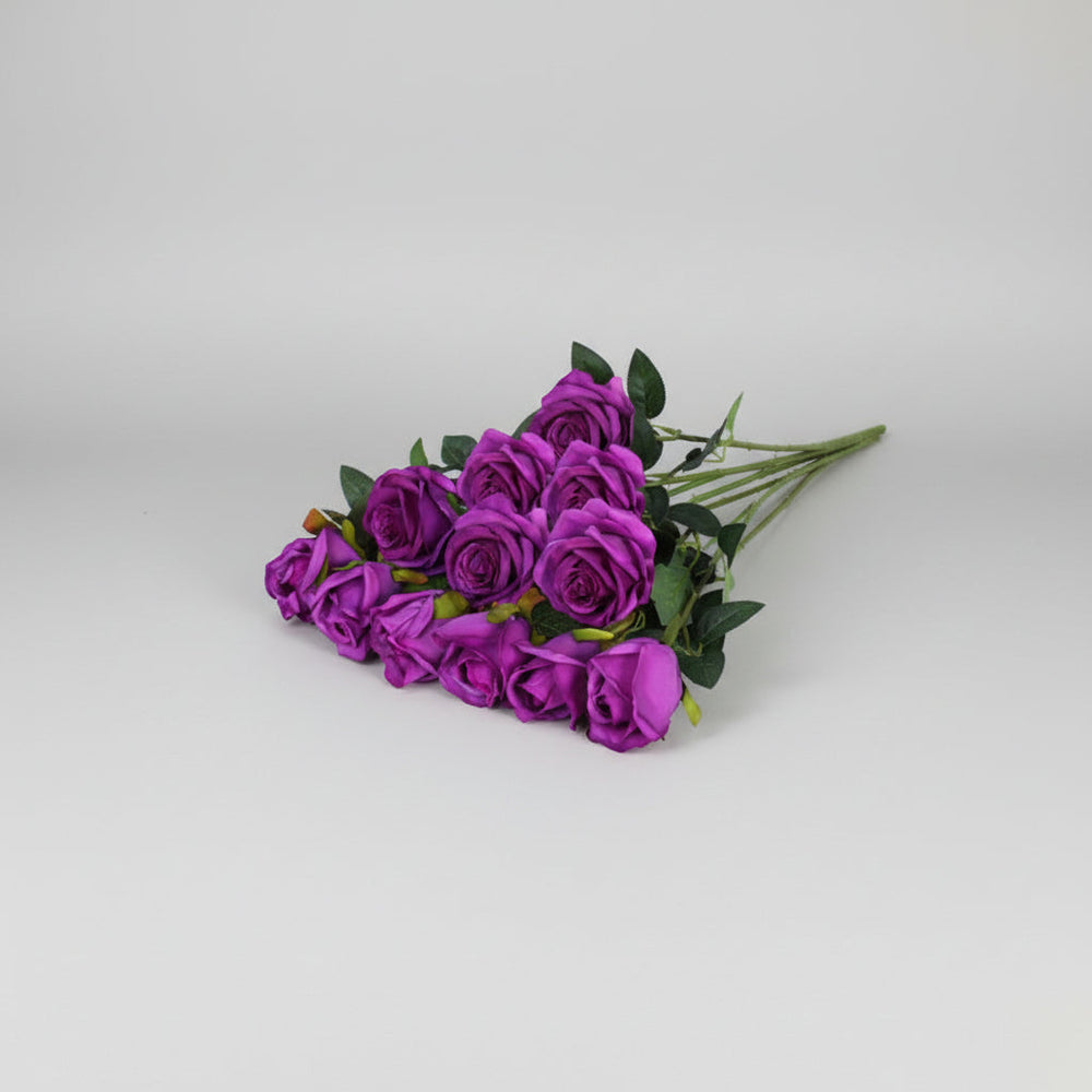 Mothers Day Artificial Flowers Rose Bouquet Red Roses Decor