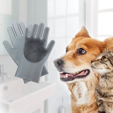 Efficient Pet Grooming Glove - Tangle-Free Fur & Deshedding Tool for Dogs and Cats