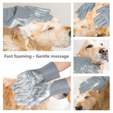 Efficient Pet Grooming Glove - Tangle-Free Fur & Deshedding Tool for Dogs and Cats