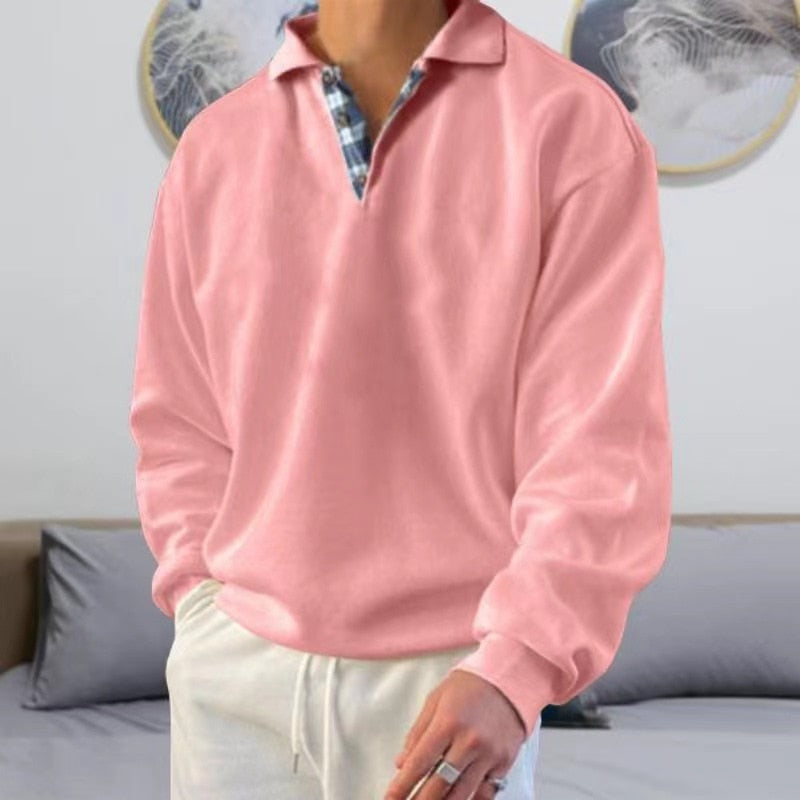 Lightweight Men's Autumn Sweater with Loose Fit – Benedikt